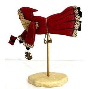 Lori Miller Collection Whispering Pines Santa Carving 1999 Signed